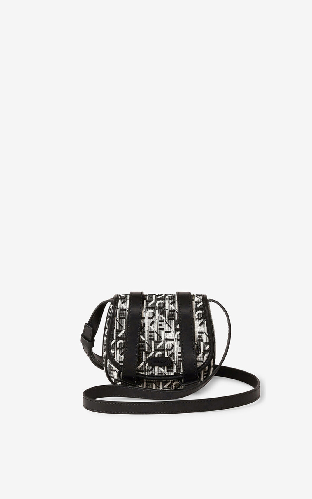 Bolso De Mano Kenzo Courier mini jacquard Mujer Gris - SKU.0871351